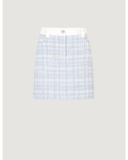 Morgan De Toi Blue Polyester Mini Skirt