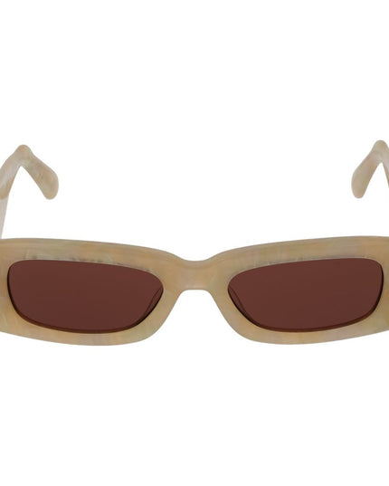 GCDS Cream Plastic Sunglasses