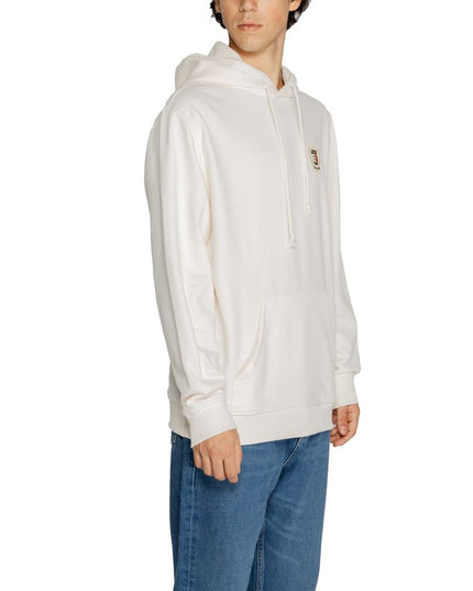 Tommy Hilfiger Jeans White Cotton Hoodie