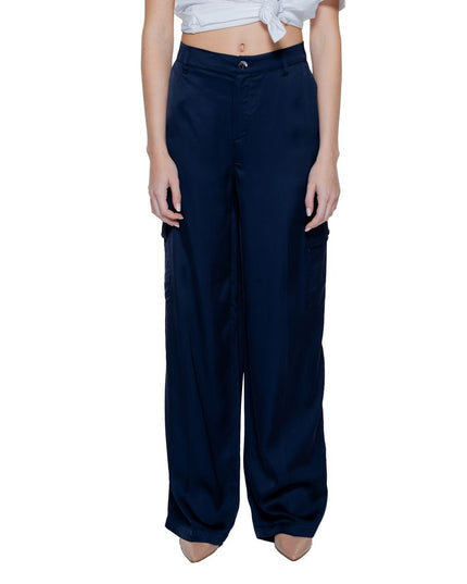 Street One Blue Viscose Pant