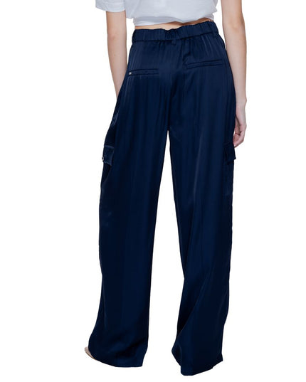 Street One Blue Viscose Pant