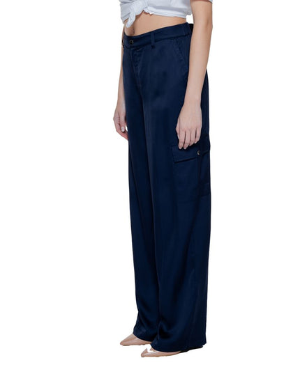 Street One Blue Viscose Pant