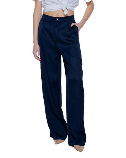 Street One Blue Viscose Pant