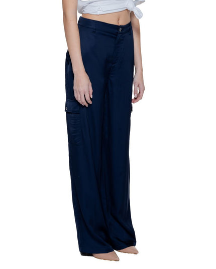 Street One Blue Viscose Pant