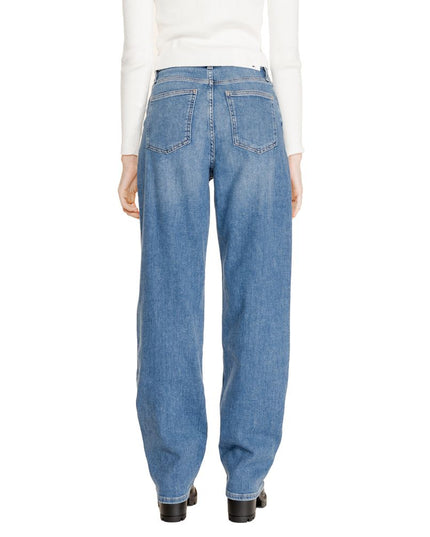Calvin Klein Jeans Blue Cotton Relaxed Fit Jean