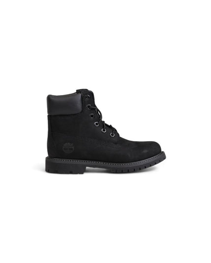 Timberland Black Recycled Leather Lace-Up Boots