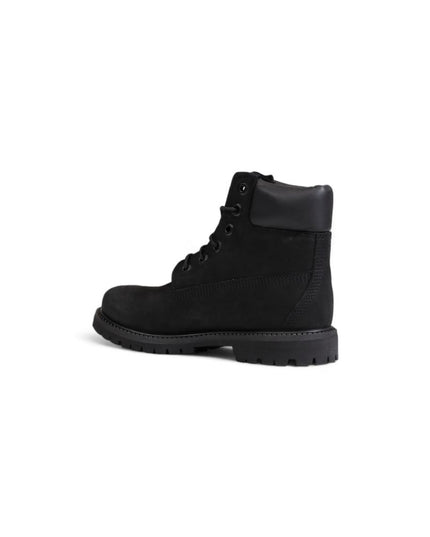 Timberland Black Recycled Leather Lace-Up Boots