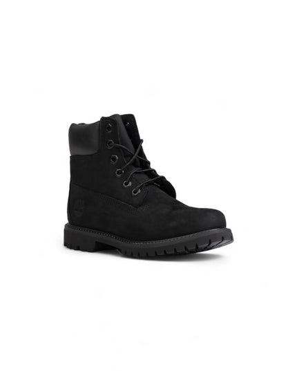 Timberland Black Recycled Leather Lace-Up Boots