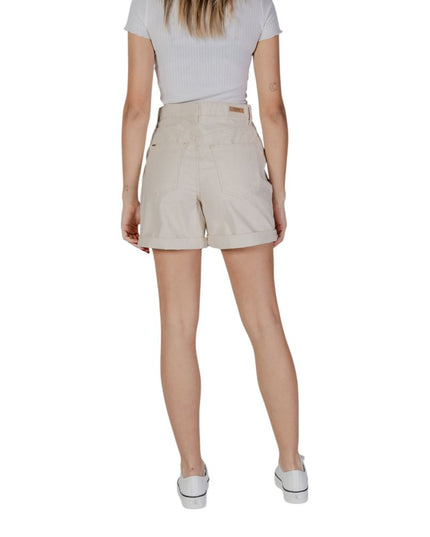 B.Young Beige Cotton Shorts