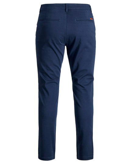 Jack Jones Blue Cotton Skinny Pants
