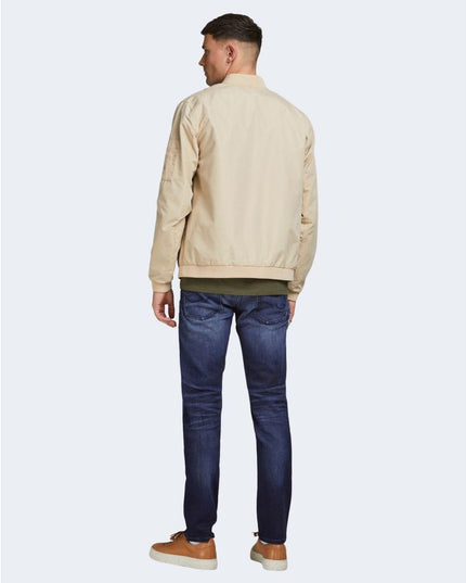 Jack Jones Blue Cotton Relaxed Fit Jeans