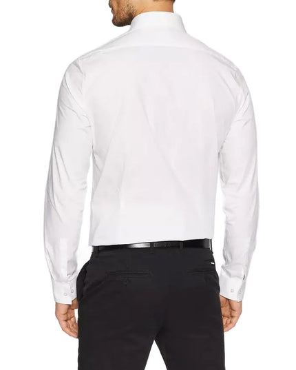 Calvin Klein White Cotton Dress Shirt