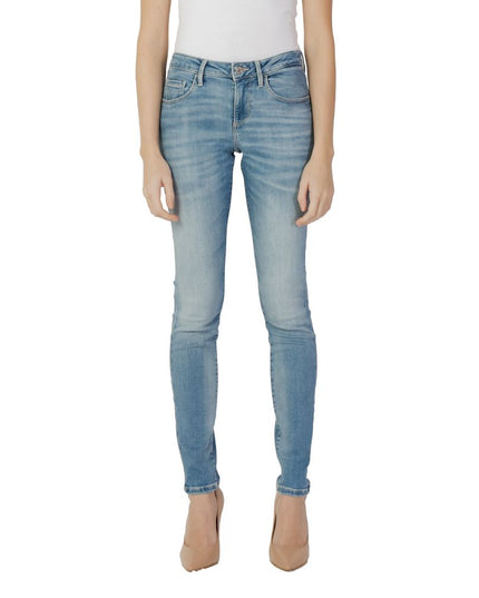 Guess Blue Cotton Skinny Jeans