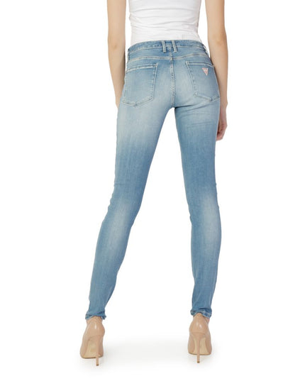 Guess Blue Cotton Skinny Jeans