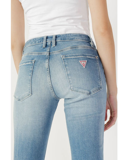 Guess Blue Cotton Skinny Jeans