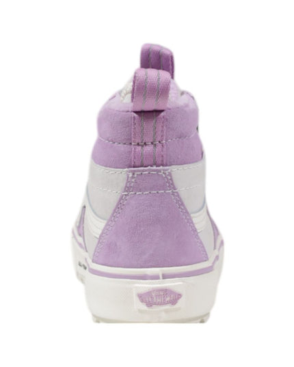 Vans Purple Leather High Top Sneakers