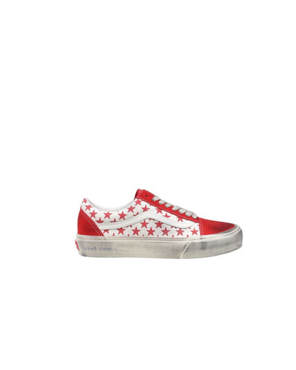 Vans Red Suede Leather Sneaker