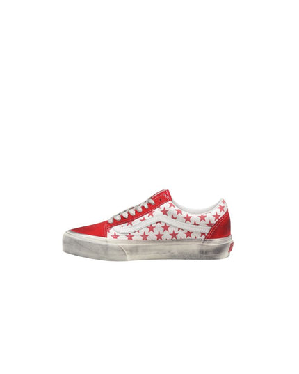 Vans Red Suede Leather Sneaker