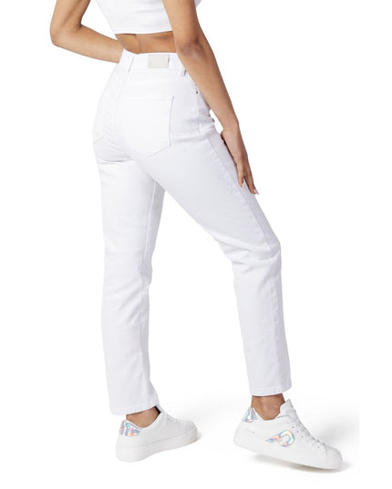 Only White Cotton Mom Jeans