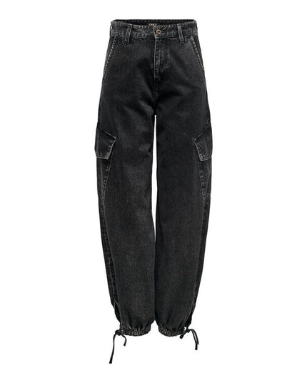 Only Black Cotton Boyfriend Jeans