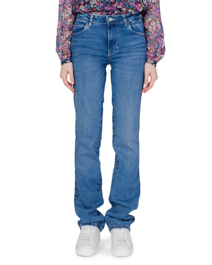 Guess Light Blue Organic Cotton Mom Jeans