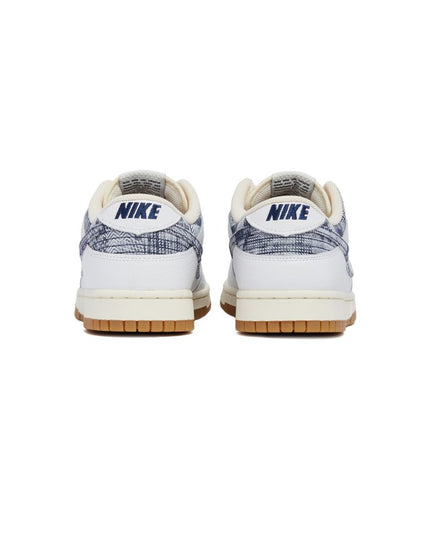 Nike Blue Leather Low Top Sneakers