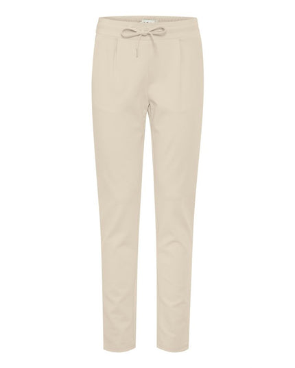 ICHI Beige Polyester Pants