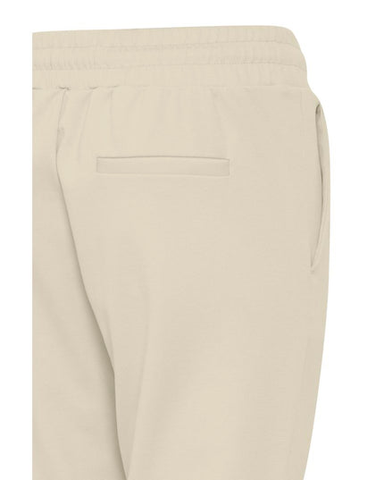 ICHI Beige Polyester Pants