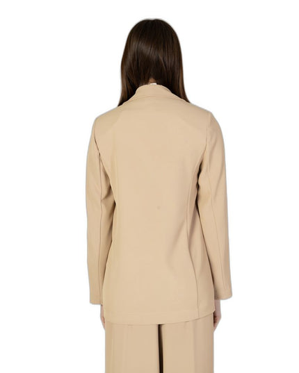 Sandro Ferrone Beige Polyester Blazer