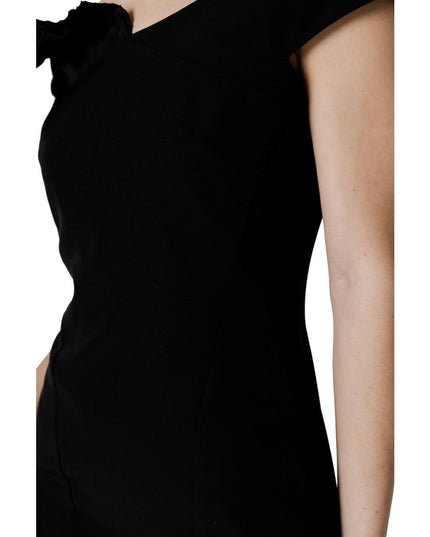 Sandro Ferrone Black Polyester Midi