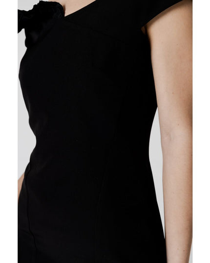 Sandro Ferrone Black Polyester Midi