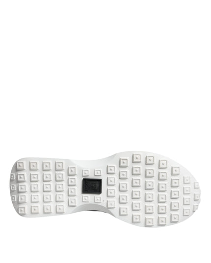 Versace Black Canvas Quad Fabric Medusa Low Top Sneaker Shoes