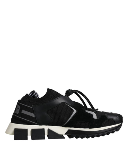 Dolce & Gabbana Black White Logo Sorrento Mens Sneakers Shoes