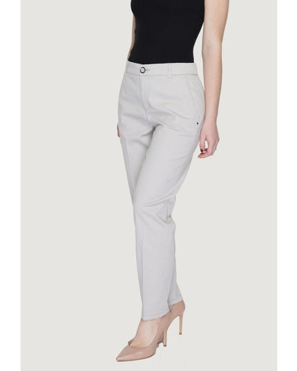 Street One Beige Cotton Pant