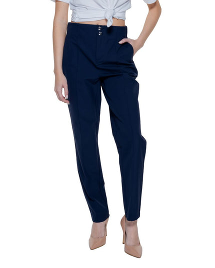 Street One Blue Polyamide Pant
