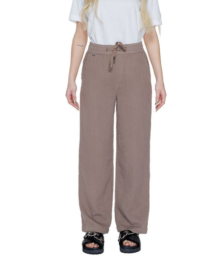 Street One Brown Cotton Pant