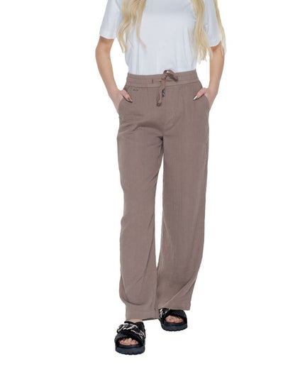 Street One Brown Cotton Pant