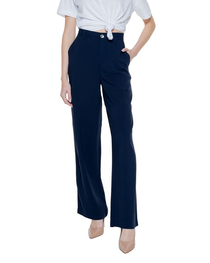 Street One Blue Viscose Pant