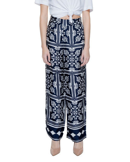 Street One Blue Viscose Pant