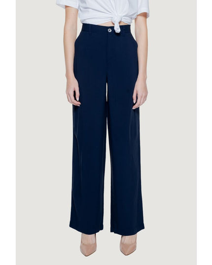 Street One Blue Viscose Pant