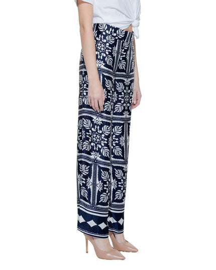 Street One Blue Viscose Pant