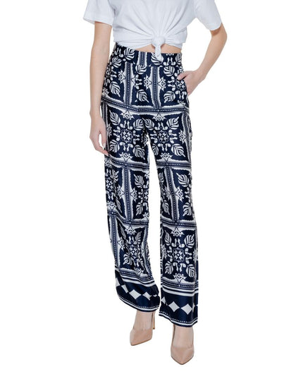 Street One Blue Viscose Pant
