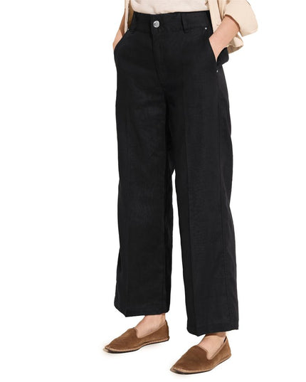 Street One Black Linen Pant