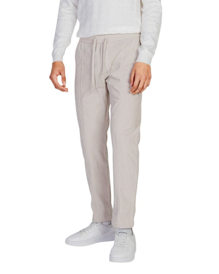 Antony Morato Beige Polyester Casual Pants