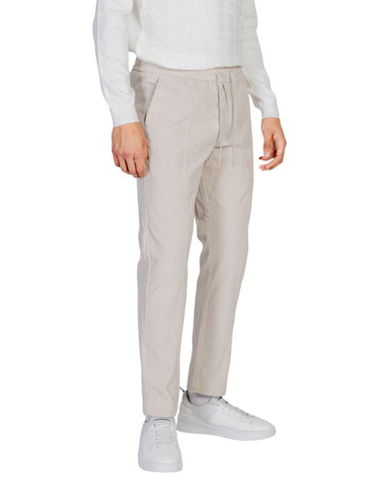 Antony Morato Beige Polyester Casual Pants