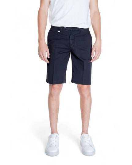 Antony Morato Black Cotton Bermuda Shorts