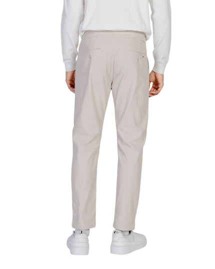 Antony Morato Beige Polyester Casual Pants
