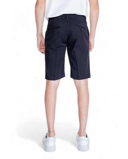 Antony Morato Black Cotton Bermuda Shorts