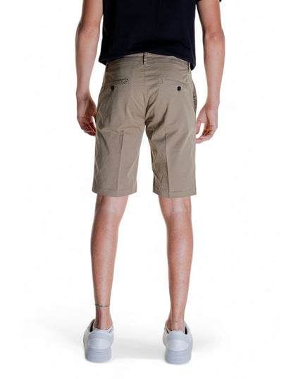 Antony Morato Beige Cotton Bermuda Shorts