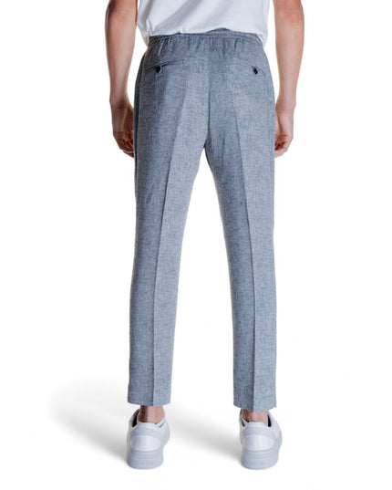 Antony Morato Black Linen Casual Pants